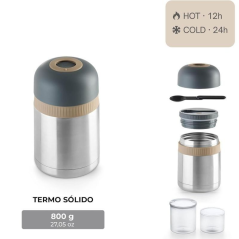 Termo Bra Enjoy Signature A196122/ Capacidad 800ml/ para sólidos y líquidos