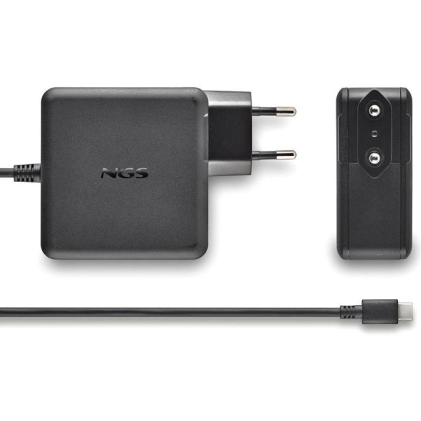 Cargador de Portátil GaN NGS GAN100W-C USB Tipo-C/ 100W/ Automático