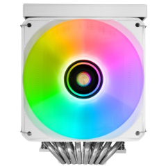 Ventilador con Disipador Mars Gaming MCPU-LCDPRO/ 12cm/ Blanco