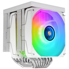 Ventilador con Disipador Mars Gaming MCPU-LCDPRO/ 12cm/ Blanco