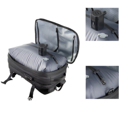 Mochila TooQ TQBP-V101-BK/ Negra/ Incluye Bomba de Aire