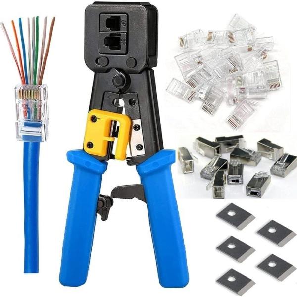 Crimpadora Phasak TD 016 FastCrimp para RJ11/ RJ12/ RJ45