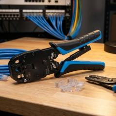 Crimpadora Phasak TD 019 para RJ11/ RJ12/ RJ45