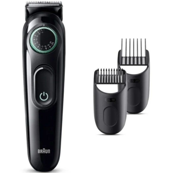 Afeitadora Braun BeardTrimmer Series 3 BT3411/ con Batería/ 2 Accesorios