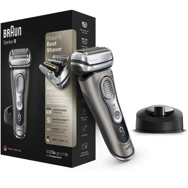 Afeitadora Braun Series 9 9325S Graphite/ con Batería/ 5 Accesorios
