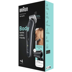 Cortapelos Braun BodyGroomer Series 5 BG5360/ con Batería/ 4 Accesorios