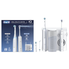 Irrigador Bucal Braun Oral-B Oxyjet + Cepillo IO Series 4/ Blanco/ Incluye 2 Recambios