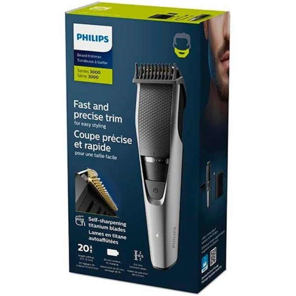 Recortadora Philips Beardtrimmer serie 3000 BT3232/ con Batería/ con Cable