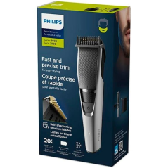 Recortadora Philips Beardtrimmer serie 3000 BT3232/ con Batería/ con Cable
