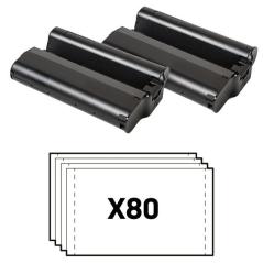 Papel Fotográfico + Cartuchos para Kodak Dock PD450 y KD600/ 4'x6'/ 80 Hojas