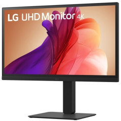 Monitor Profesional LG UltraFine 27BA45U-B 27'/ 4K/ Regulable en altura/ Negro