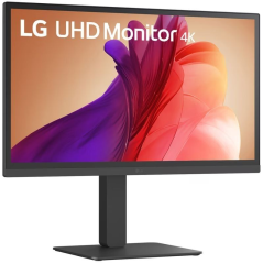 Monitor Profesional LG UltraFine 27BA45U-B 27'/ 4K/ Regulable en altura/ Negro