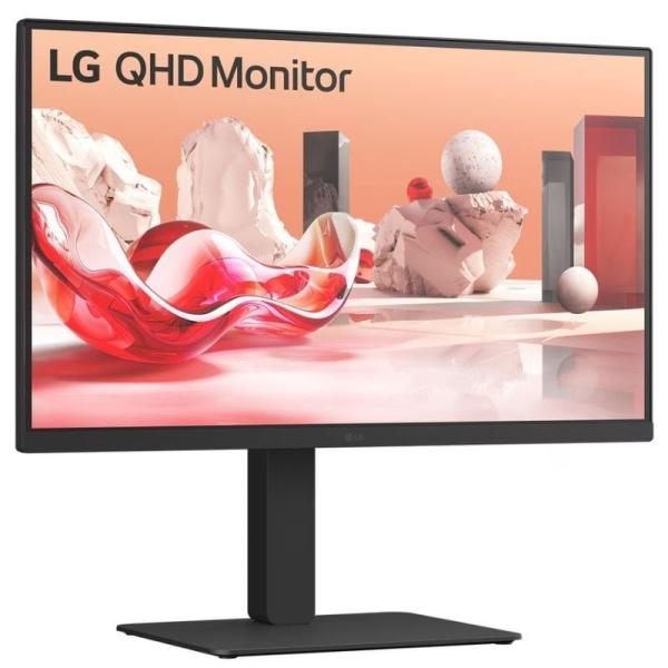 Monitor Profesional LG 27BA75QB-B 27'/ QHD/ Multimedia/ Negro
