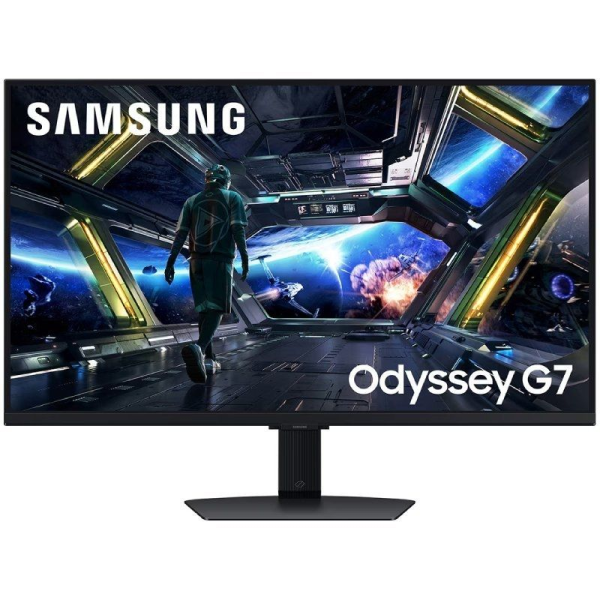 Smart Monitor Gaming Samsung Odyssey G7 G70D S27DG702EU 32'/ 4K/ 1ms/ 144Hz/ IPS/ Multimedia/ Regulable en altura/ Smart TV/ Neg