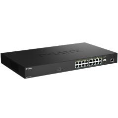 Switch D-Link DMS-1250-18P/E 18 Puertos/ RJ-45 Gigabit 10/100/1000 PoE/ SFP
