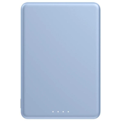 Powerbank 5000mAh Xiaomi Super Slim Magnetic Power Bank 5000/ Wireless/ Azul/ Incluye Cable USB Tipo-C