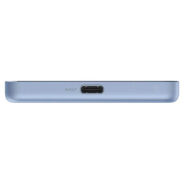 Powerbank 5000mAh Xiaomi Super Slim Magnetic Power Bank 5000/ Wireless/ Azul/ Incluye Cable USB Tipo-C