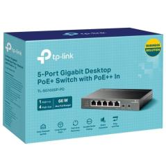 Switch TP-Link TL-SG1005P-PD 5 Puertos/ RJ-45 1/ 2.5Gbps PoE