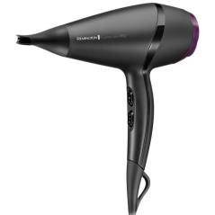 Secador Remington SuperCare Pro 2100 AC7100/ 2100W/ Iónico/ Negro y Lila