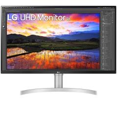 Monitor Profesional LG 32UN650K-W 31.5'/ 4K/ Multimedia/ Regulable en altura/ Blanco