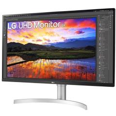 Monitor Profesional LG 32UN650K-W 31.5'/ 4K/ Multimedia/ Regulable en altura/ Blanco