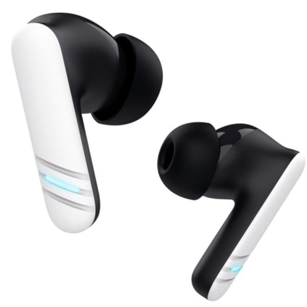Auriculares Bluetooth Trust GXT 409 Oxxie 25478 con estuche de carga/ Autonomía 7h/ Blanco y Negro