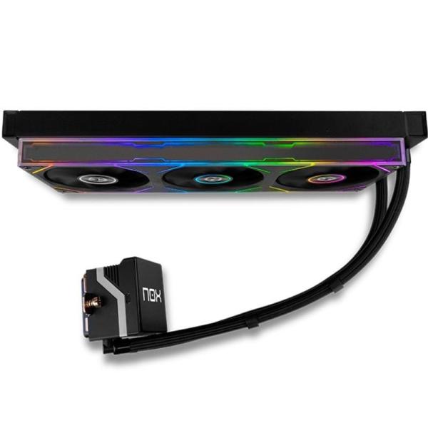 Sistema de Refrigeración Líquida Nox M-360 LCD/ Negro