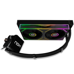 Sistema de Refrigeración Líquida Nox M-240 LCD/ Negro
