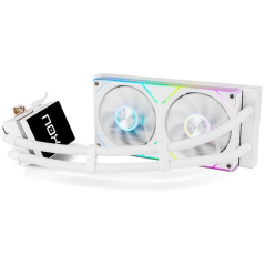 Sistema de Refrigeración Líquida Nox M-240 LCD/ Blanco