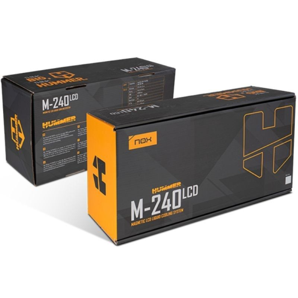 Sistema de Refrigeración Líquida Nox M-240 LCD/ Blanco