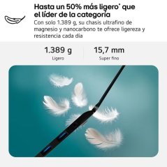 Portátil LG Gram 17Z90TL-G.AU88B Intel Core Ultra 7-258V/ 32GB/ 1TB SSD/ 17'/ Win11