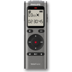 Grabadora de Voz Philips VoiceTracer DVT1170/ 20kHz/ Plata