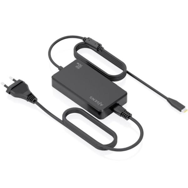 Cargador de Portátil GaN Aisens ASCH-1PD90D069-BK/ 1xUSB Tipo-C/ 90W