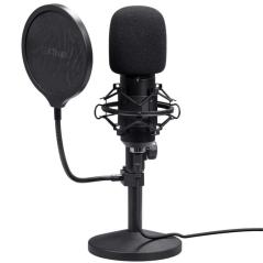 Micrófono Gaming Trust Gaming GXT 269 Emita II 25769/ USB/ Negro
