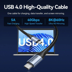 Docking USB Tipo-C Vention TPWH0/ 2xHDMI 4K/ 1xDisplayPort/ 3xUSB/ 2xUSB Tipo-C/ 1xUSB Tipo-C PD/ 1xRJ45/ 1xLector Tarjetas/ Gri