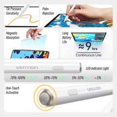 Lápiz Óptico Vention KQGW0/ para Apple/ Blanco