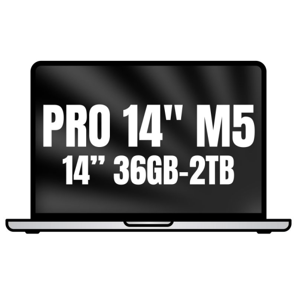 Apple Macbook Pro 14'/ M5 Max 36-Core CPU/ 36GB/ 2TB SSD/ 32-Core GPU/ Plata