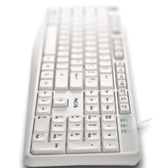 Teclado NGS Heritage HERITAGESPANISH/ Blanco