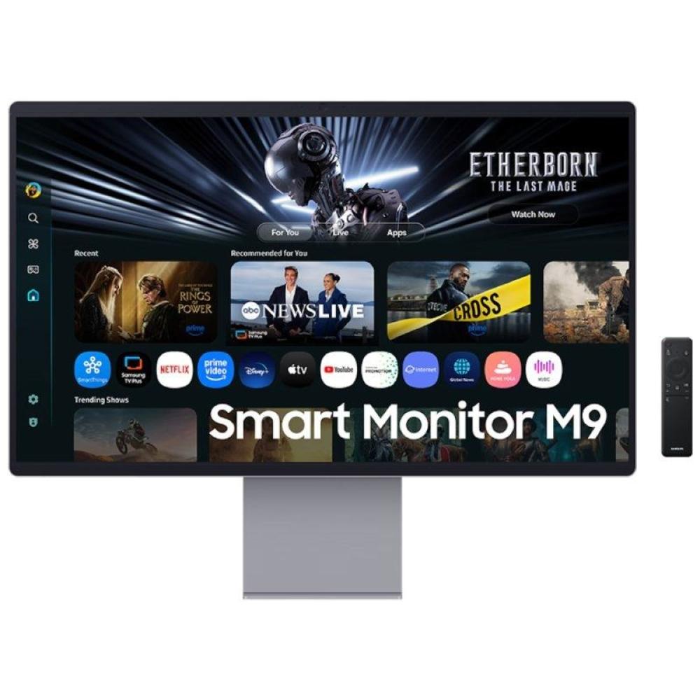Smart Monitor Gaming Samsung M9 M90SF S32FM900SU 32'/ 4K/ 0.03ms/ 165Hz/ QD-OLED/ Multimedia/ Regulable en altura/ Smart TV/ Pla