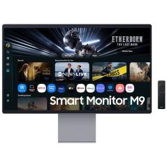 Smart Monitor Gaming Samsung M9 M90SF S32FM900SU 32'/ 4K/ 0.03ms/ 165Hz/ QD-OLED/ Multimedia/ Regulable en altura/ Smart TV/ Pla