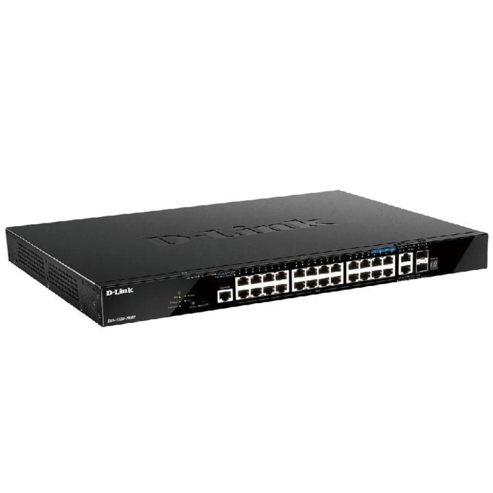 Switch Gestionable D-Link DGS-1520-28MP 28 Puertos/ RJ-45 10/100/1000/ SFP/ PoE