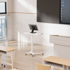 Soporte de Mesa para Monitor/POS Aisens DT27T-443/ Inclinable/ hasta 10kg