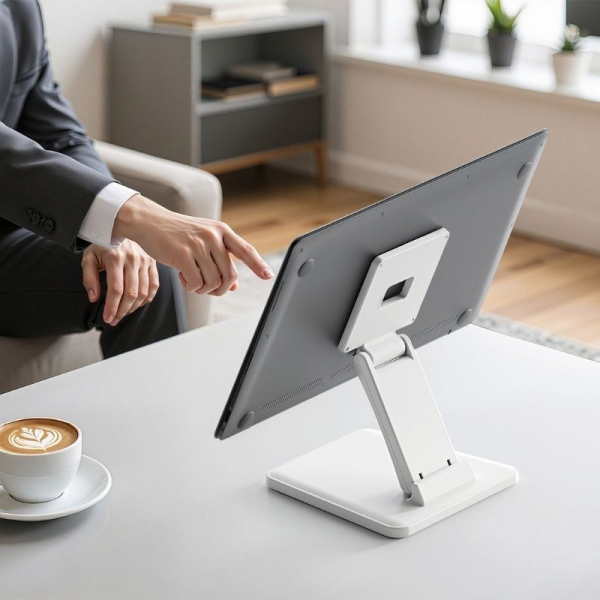 Soporte de Mesa para Monitor Aisens DT27T-445/ Inclinable/ hasta 10kg