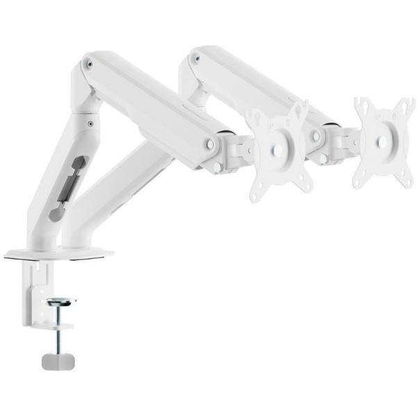 Soporte de Mesa con Contrapeso para 2 Monitores Aisens DT32TSR-439/ Giratorio/ Inclinable/ hasta 9kg