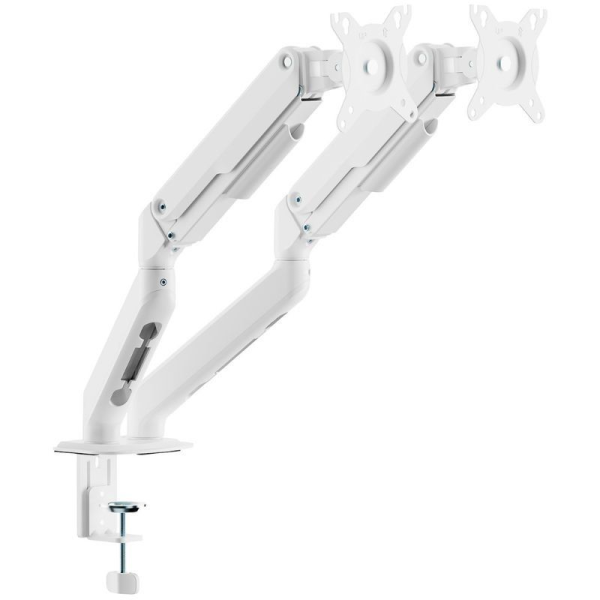 Soporte de Mesa con Contrapeso para 2 Monitores Aisens DT32TSR-439/ Giratorio/ Inclinable/ hasta 9kg