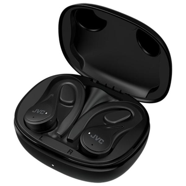 Auriculares Bluetooth JVC HA-EC25T con estuche de carga/ Autonomía 7.5h/ Negros