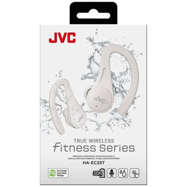 Auriculares Bluetooth JVC HA-EC25T con estuche de carga/ Autonomía 7.5h/ Blancos