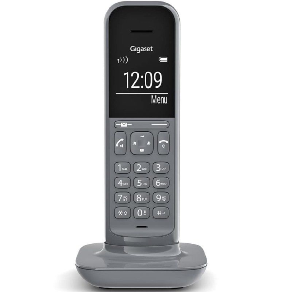 Teléfono Inalámbrico Gigaset CL390/ Pack DUO/ Gris