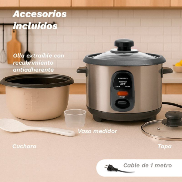 Arrocera Grunkel RC-18L/ 1000W/ Capacidad 1.8L