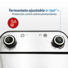 Freidora Grunkel Maxi Fry Pro/ 3000W/ Capacidad 4.2L